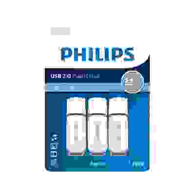 Philips Pack Trio USB 2.0 32GB Snow Edition Grey