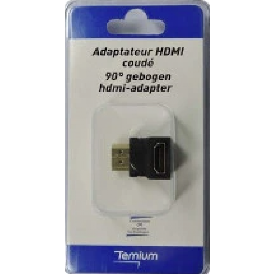 Temium ADAPTATEUR HDMI 90° GOLD n°1