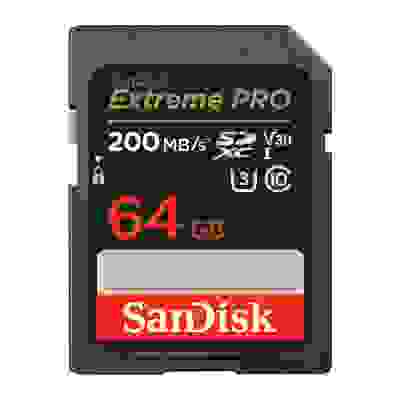 Sandisk Extreme PRO 64 GB SDXC 200MB/s