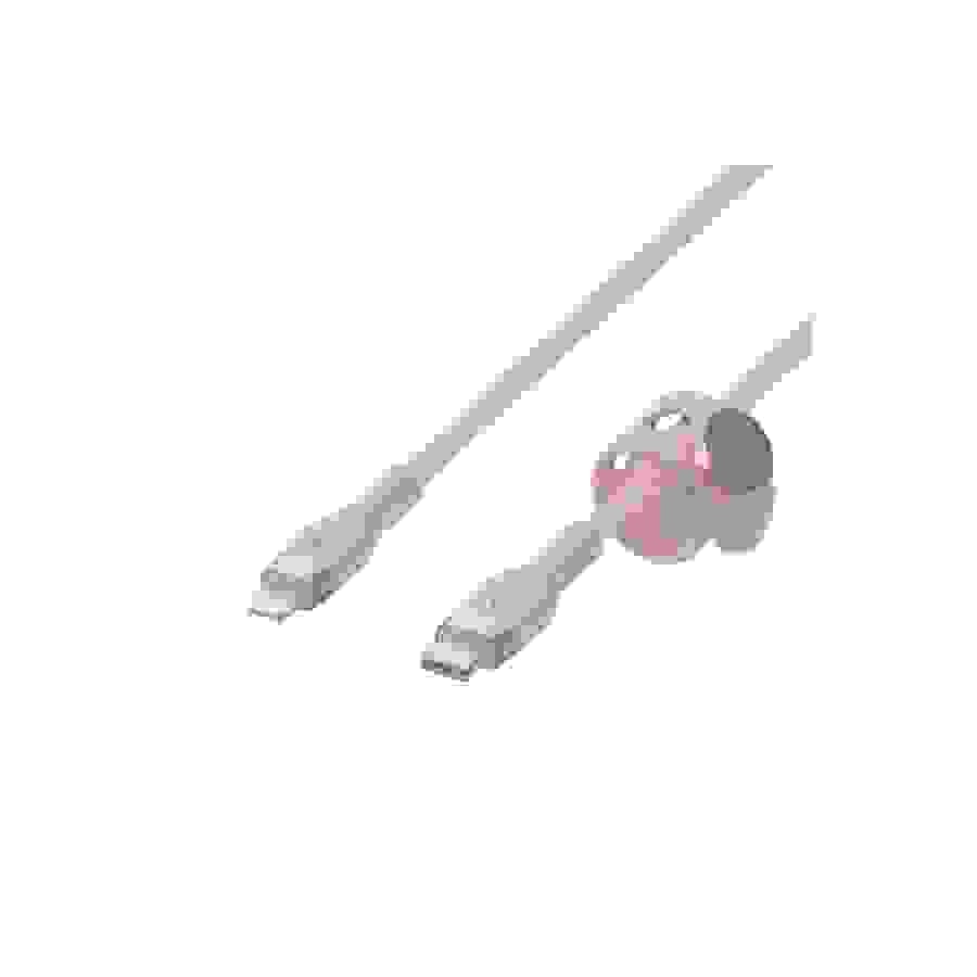Belkin Cable en silicone tresse, USB-C vers lightning, longueur 1m, rose n°2