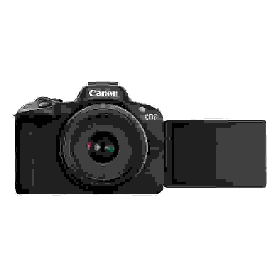 Canon EOS R50 Noir + RF-S 18-45mm f/4.5-6.3 IS STM + RF-S 55-210mm f/5-7.1 IS STM + 2eme batterie + chargeur n°5
