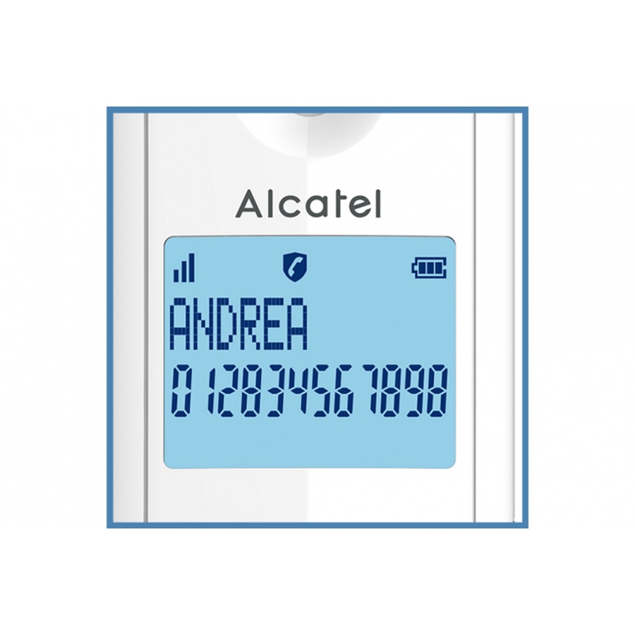 Alcatel Pack Duo F 860 Duo avec fonction blocage des appels publicitaires blanc gris n°3