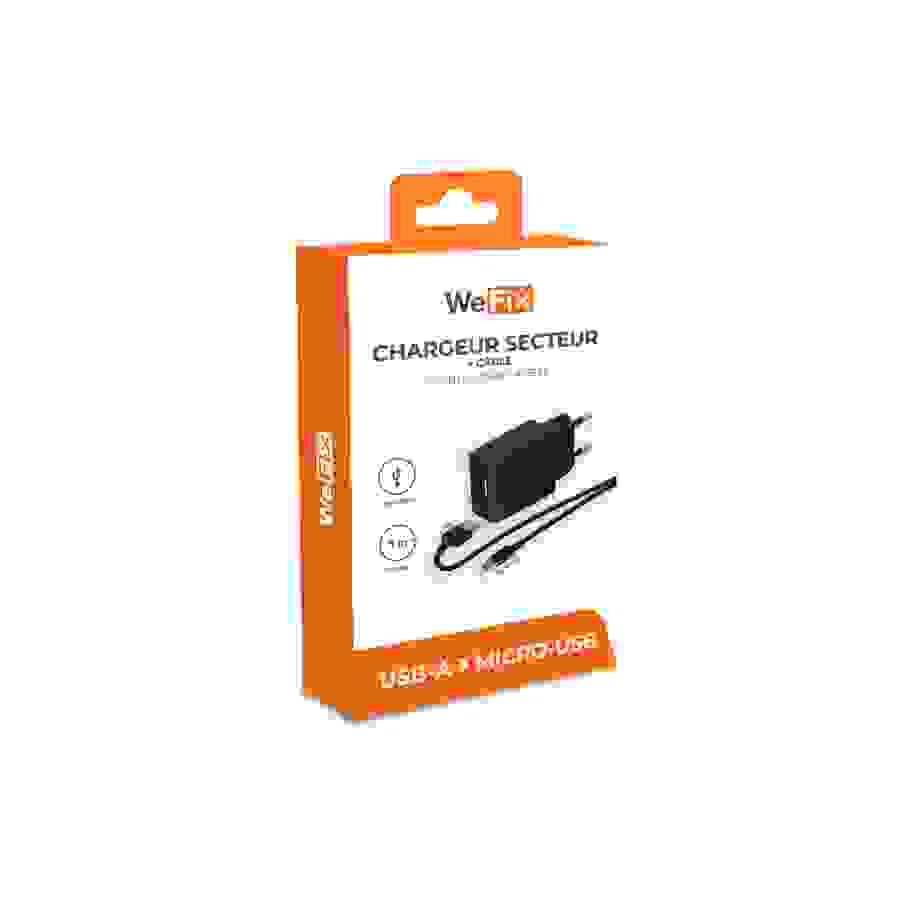 Wefix CHARGEUR SECTEUR + Câble Micro USB Noir n°2