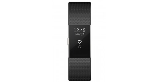 Bracelet connect Fitbit CHARGE 2 NOIR ARGENT SMALL DARTY R union