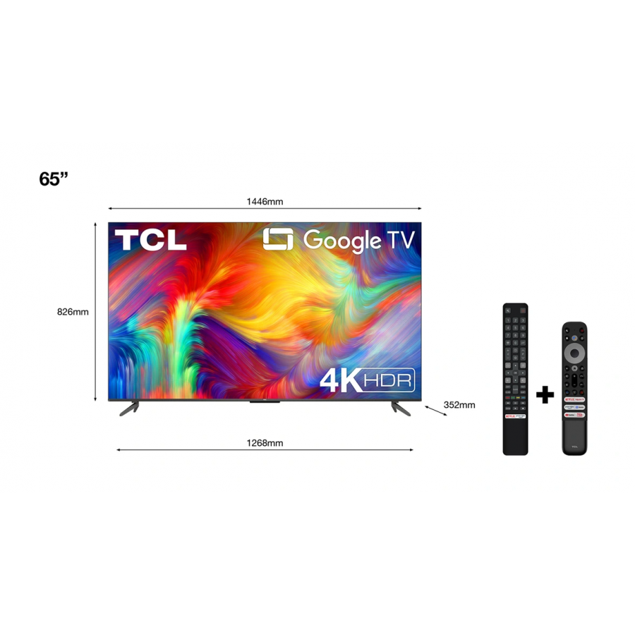 Tcl 65P735 65" 4K Ultra HD Smart TV GOOGLE Dolby Vision Atmos 2022 n°2