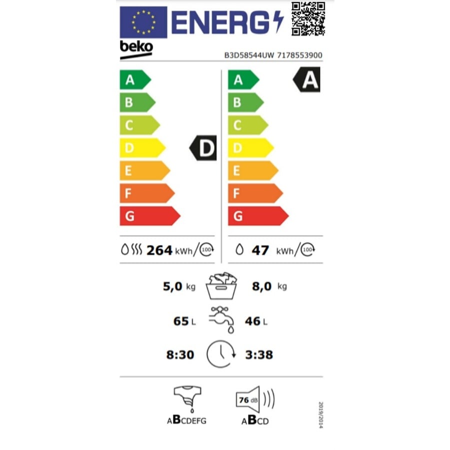 Beko B3D58544UW n°7