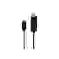Accsup CABLE USB-C VERS HDMI ULTRA HD 4K 1,8M NOIR