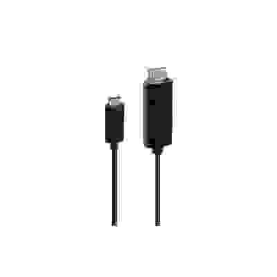 Accsup CABLE USB-C VERS HDMI ULTRA HD 4K 1,8M NOIR