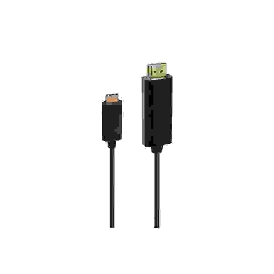 Accsup CABLE USB-C VERS HDMI ULTRA HD 4K 1,8M NOIR n°1