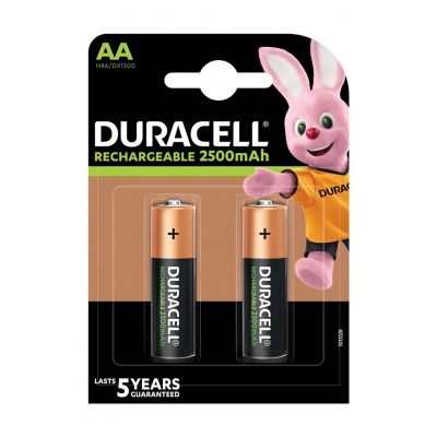 Duracell RCR AA X2 2500 MAH