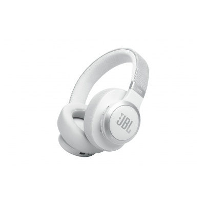 Jbl Live 770 NC Blanc, Casque Circum-Auriculaire sans fil a reduction de bruit adaptative