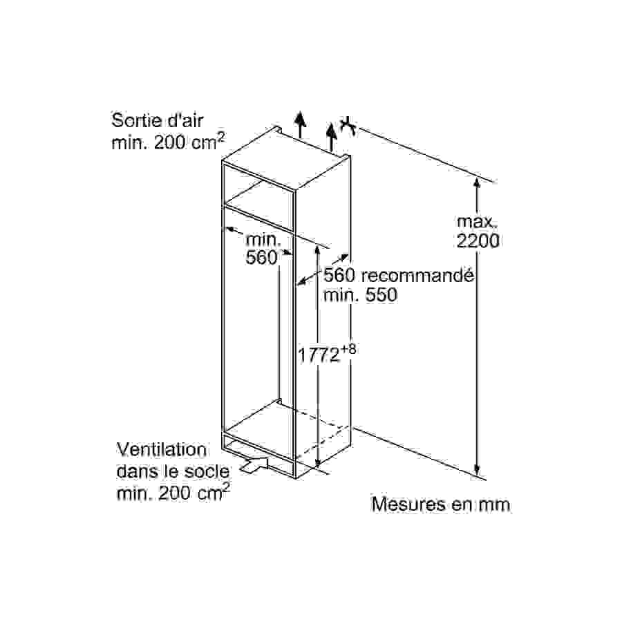 Siemens KI81RVFE0 - ENCASTRABLE 178CM n°6