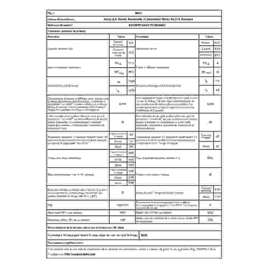 Beko B3YDFT51044W n°8