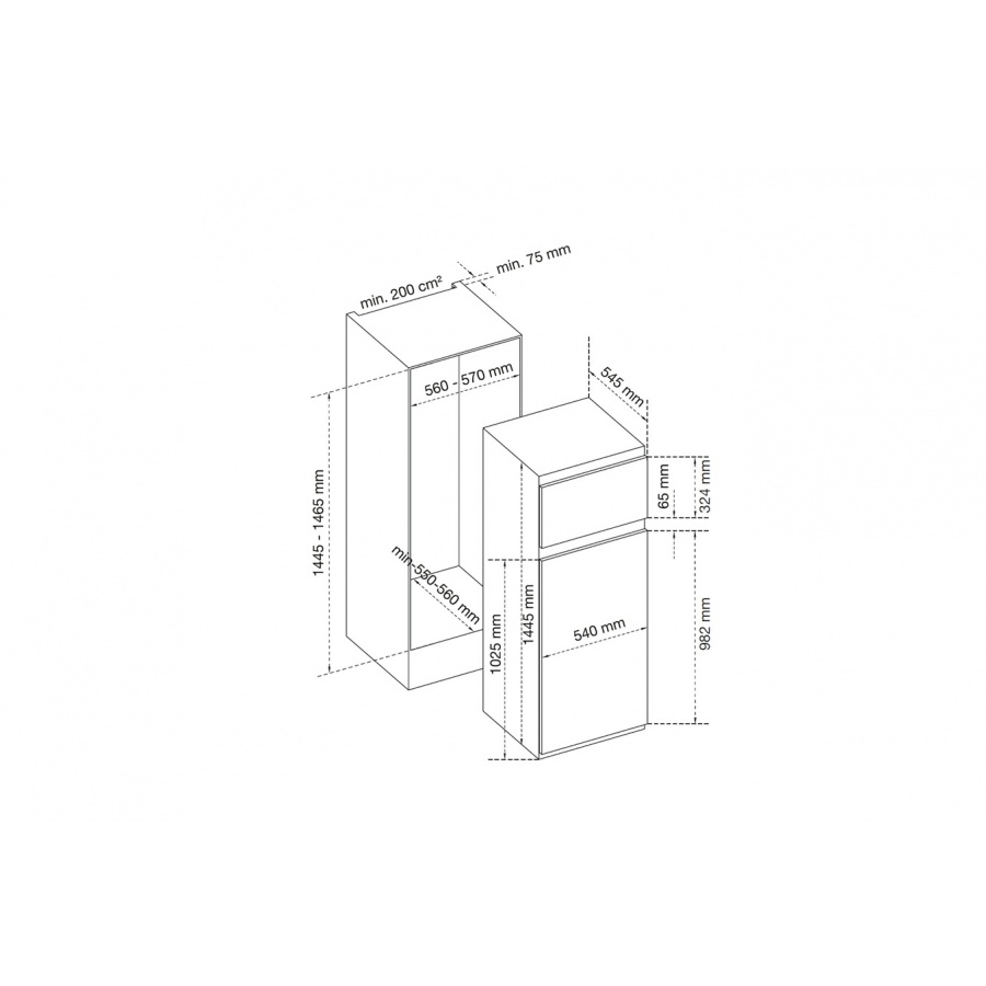 Airlux ARI200DA - Encastrable - 144.5 cm n°5