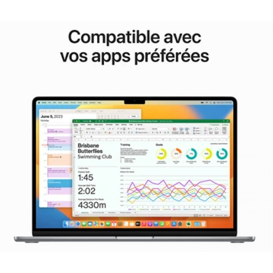 Apple MacBook Air 15,3'' 256Go SSD 8Go RAM Puce M2 n°7