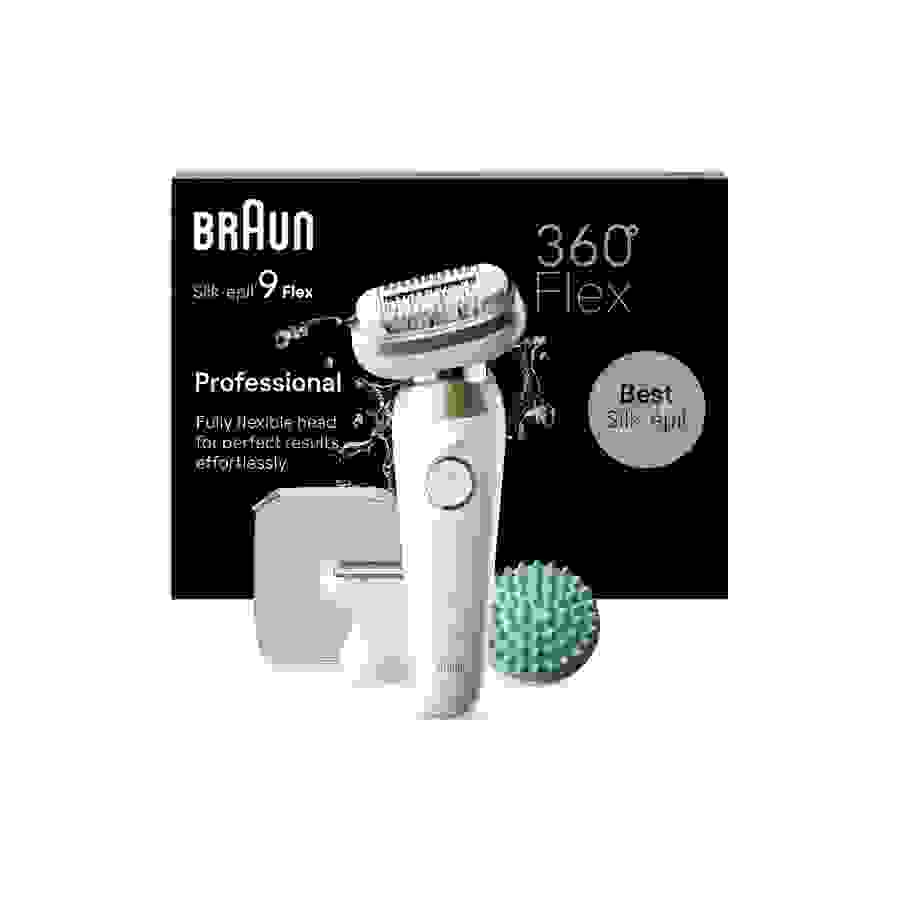 Braun Epilateur Braun Silk Epil 9 Flex 9-071 3D BLANC-OR n°1