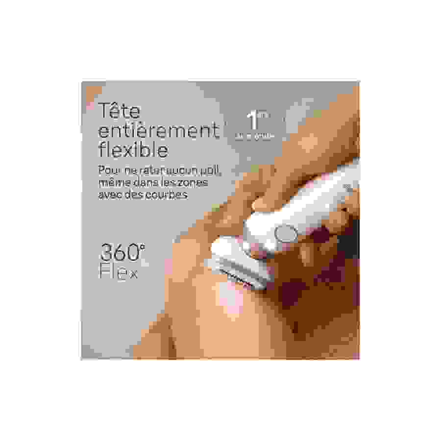 Braun Epilateur Braun Silk Epil 9 Flex 9-071 3D BLANC-OR n°3