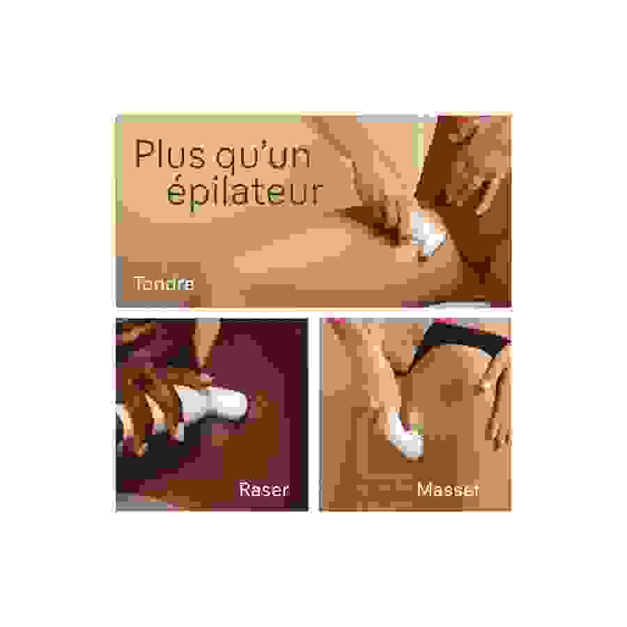 Braun Epilateur Braun Silk Epil 9 Flex 9-071 3D BLANC-OR n°6