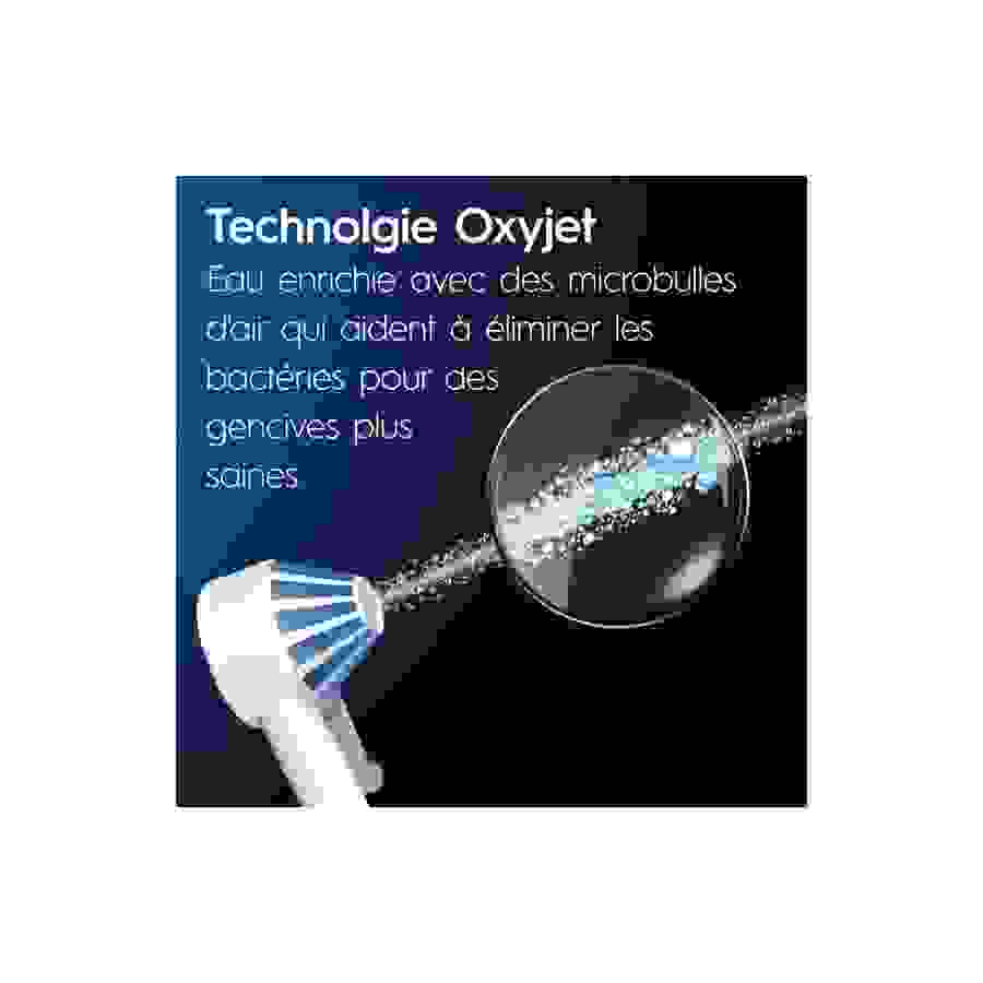Oral B Jet Dentaire Oxyjet +  2 canules BLANC n°8