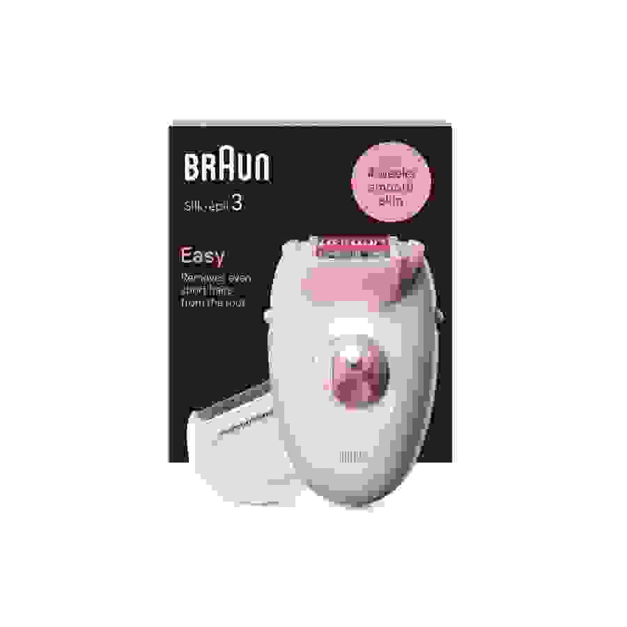 Braun Epilateur Silk Epil 3 SE3-031 ROSE n°1