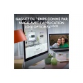 Logitech sans fil MK950 Signature Slim, design elegant, saisie et clic discrets - Graphite