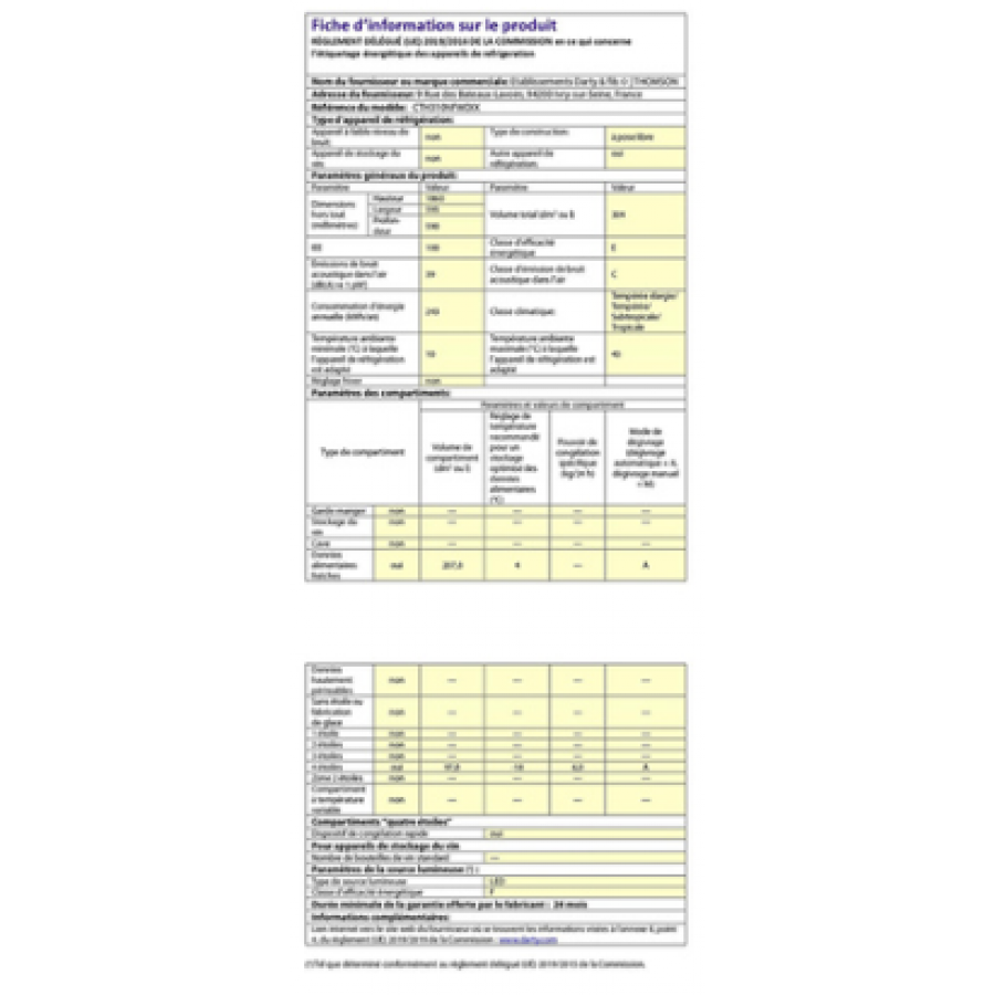 Thomson CTH310NFWDIX n°7