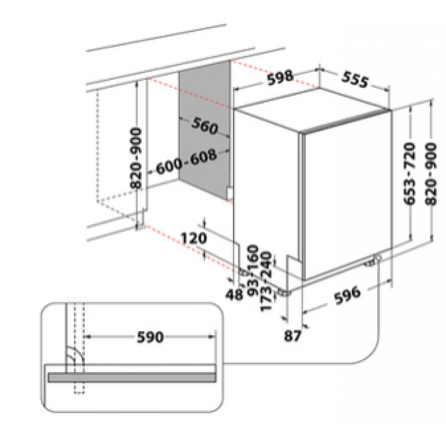 Indesit D2IHD526A - ENCASTRABLE 60 CM n°6