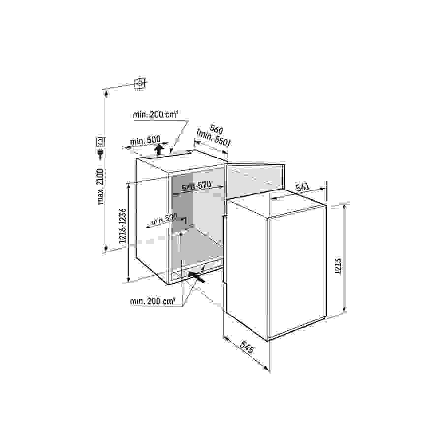 Liebherr IKS 41VE00 - encastrable 122cm n°5