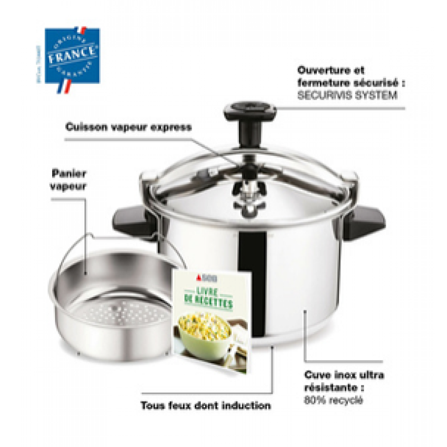 Seb Authentique 6 L Cocotte-minute P0530700 n°3