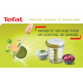 Tefal Hachoir Shaker manuel 5 secondes K1644104