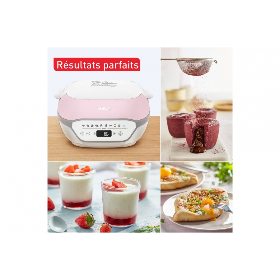 Tefal CAKE FACTORY INFINITY, APPAREIL A GATEAU, MACHINE A PAIN, YAOURTIERE, 9 PROGRAMMES KD850110 n°3