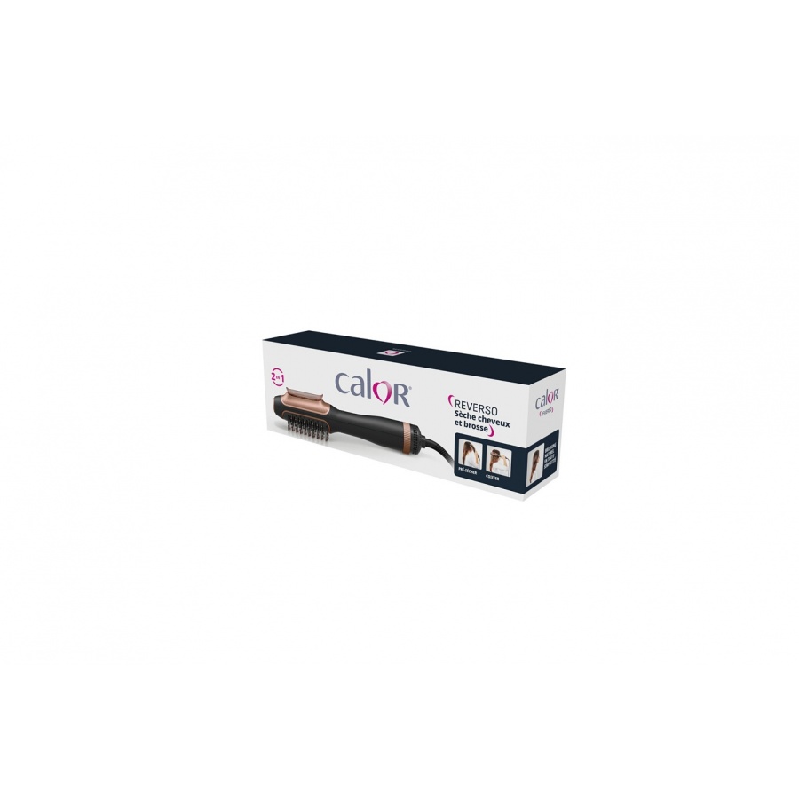 Calor Brosse soufflante 2 en 1 CF9840C0 Reverso NOIR/ROSE n°9