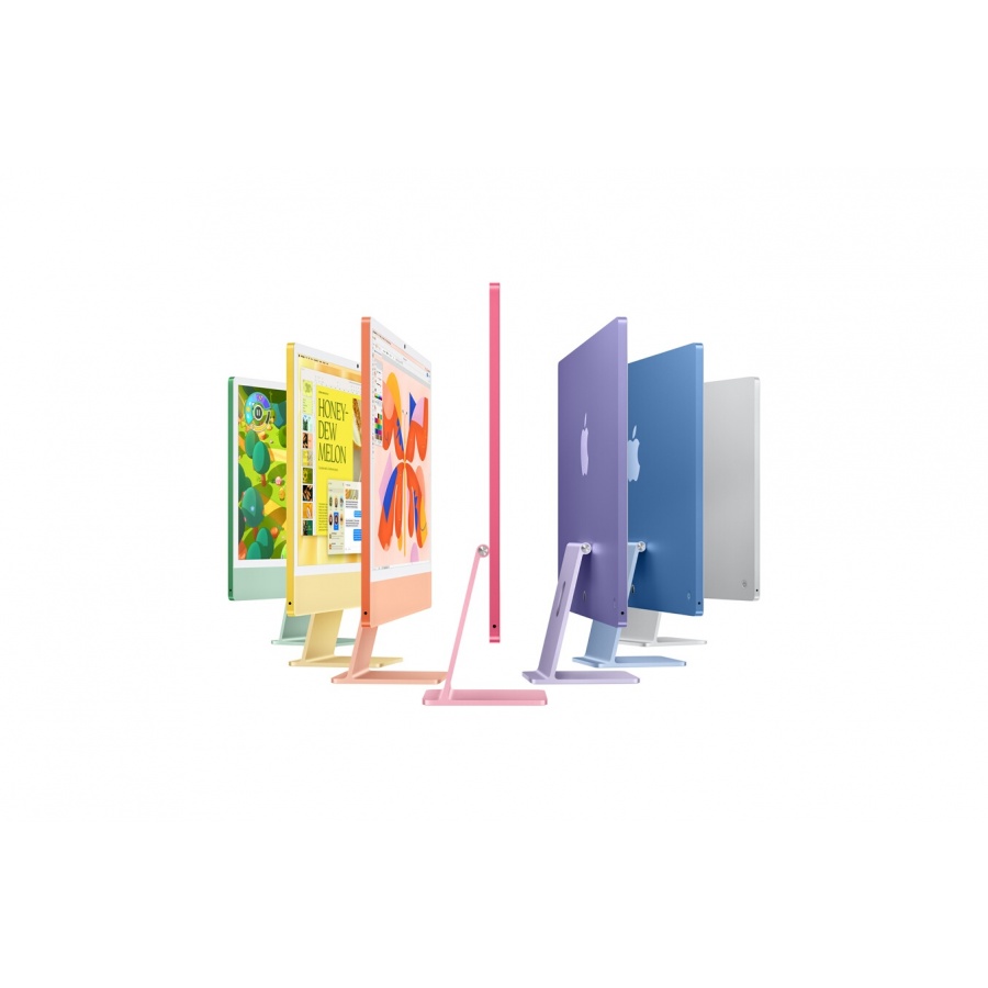 Apple iMac 24'' ecran retina 4,5K 256G0 SSD 16 GO RAM Puce M4 CPU 8 coeurs GPU 8 coeurs Argent n°4
