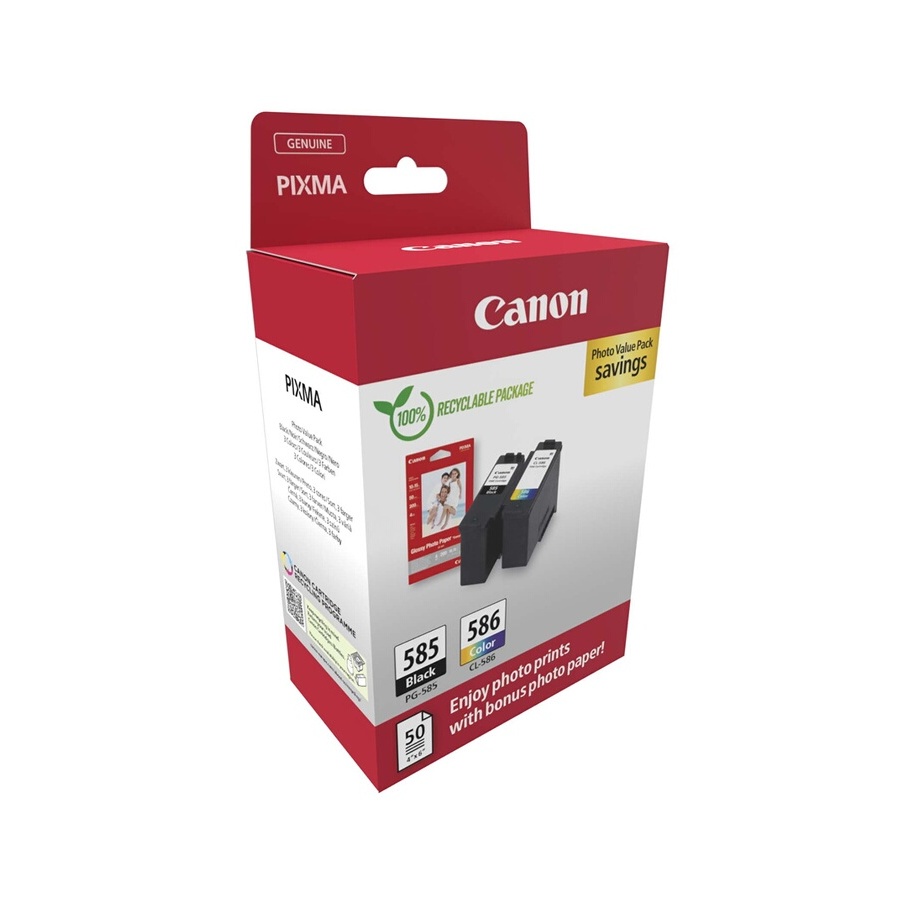 Canon PACK PG-585/CL-586 PVP SEC + PAP 50fxGP-501 10x15cm n°2