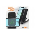 Wefix Pro Stand induction 15W avec cable USB-C et chargeur secteur 20W Noir