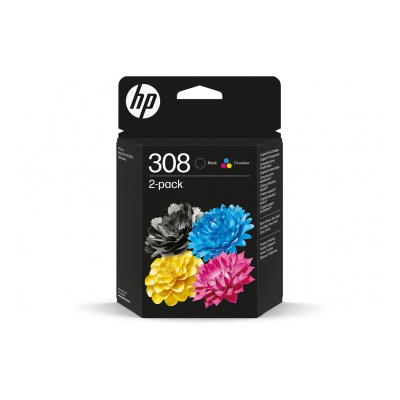 Hp N.308 CART BK/3COULEURS S/B