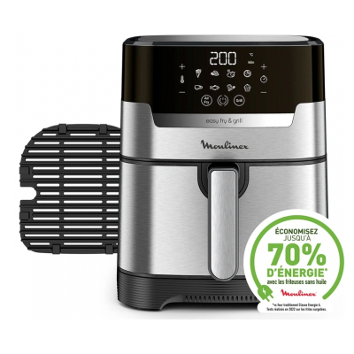 Moulinex Easy Fry & Grill Digital + Couteau Tefal Offert YY5138FB