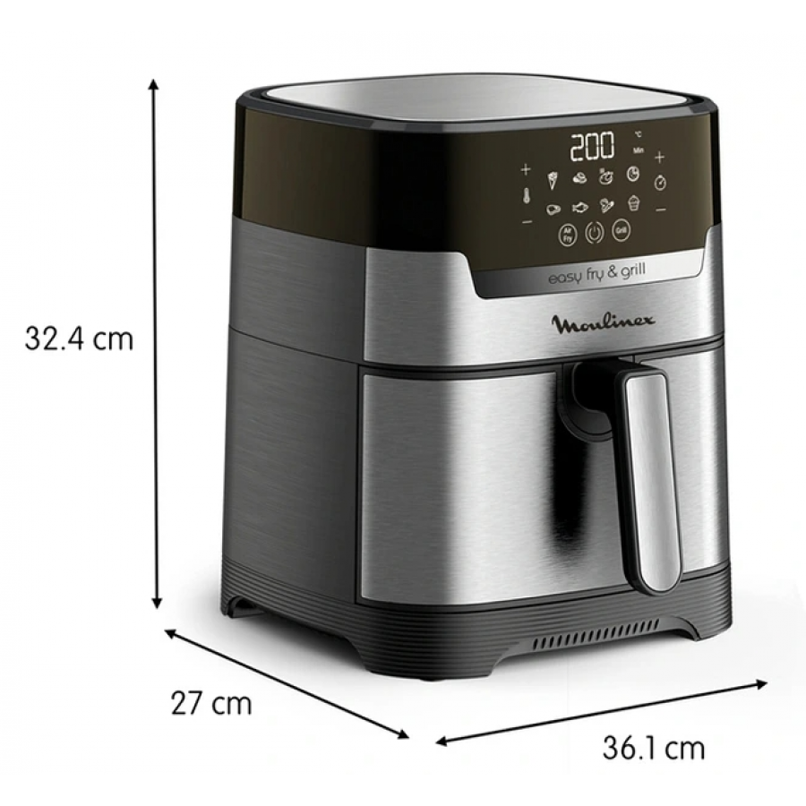 Moulinex Easy Fry & Grill Digital + Couteau Tefal Offert YY5138FB n°12