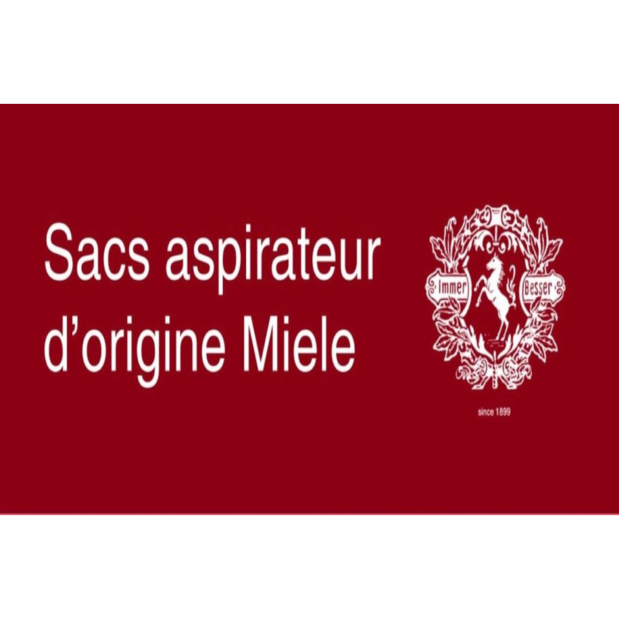 Miele Pack de 4 sacs HyClean Pure CO Rouge n°4