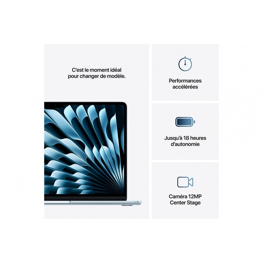 APPLE MACBOOK AIR MC6T4FN BLEU CIEL n°10