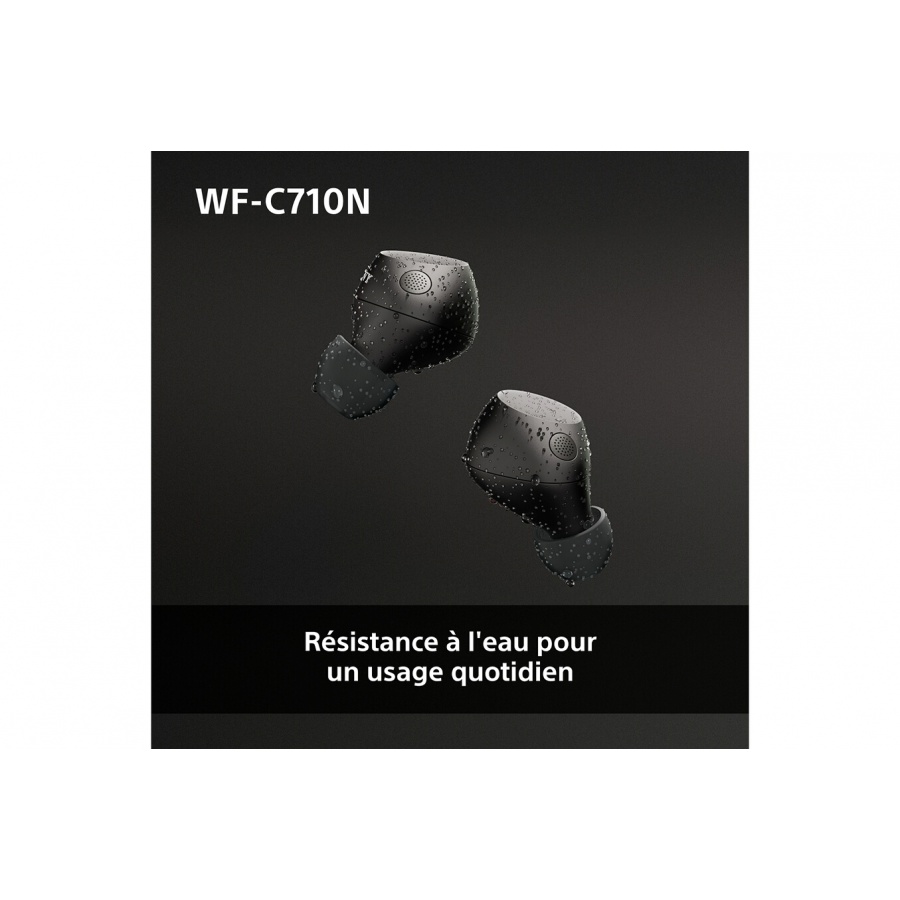 Sony sans fil Bluetooth Multipoint WF-C710N avec reduction de bruit active Noir n°9