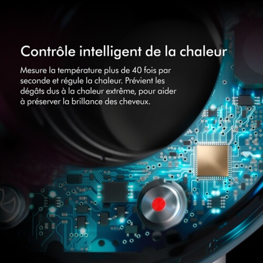 Dyson Supersonic cheveux raides à ondulés Bleu de Prusse Cuivre n°2