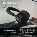 Sony Arceau WH1000XM6 à réduction de bruit Noir