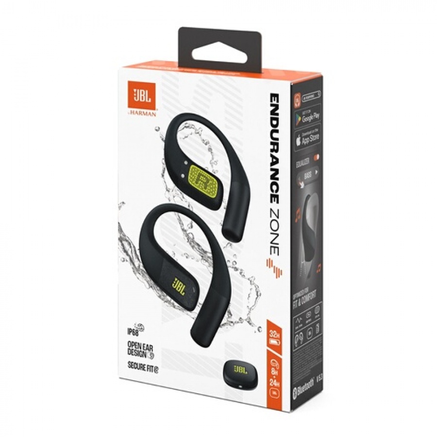 Jbl Endurance Zone Noir et Jaune, de sport à conduction aérienne sans fil n°9