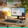 Logitech Logitech K250 Clavier sans fil Bluetooth avec pave numerique - Windows/macOS