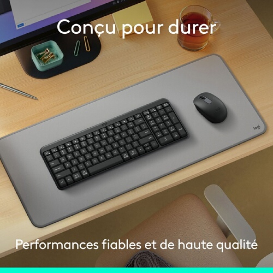 Logitech Logitech K250 Clavier sans fil Bluetooth avec pave numerique - Windows/macOS n°3