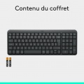 Logitech Logitech K250 Clavier sans fil Bluetooth avec pave numerique - Windows/macOS