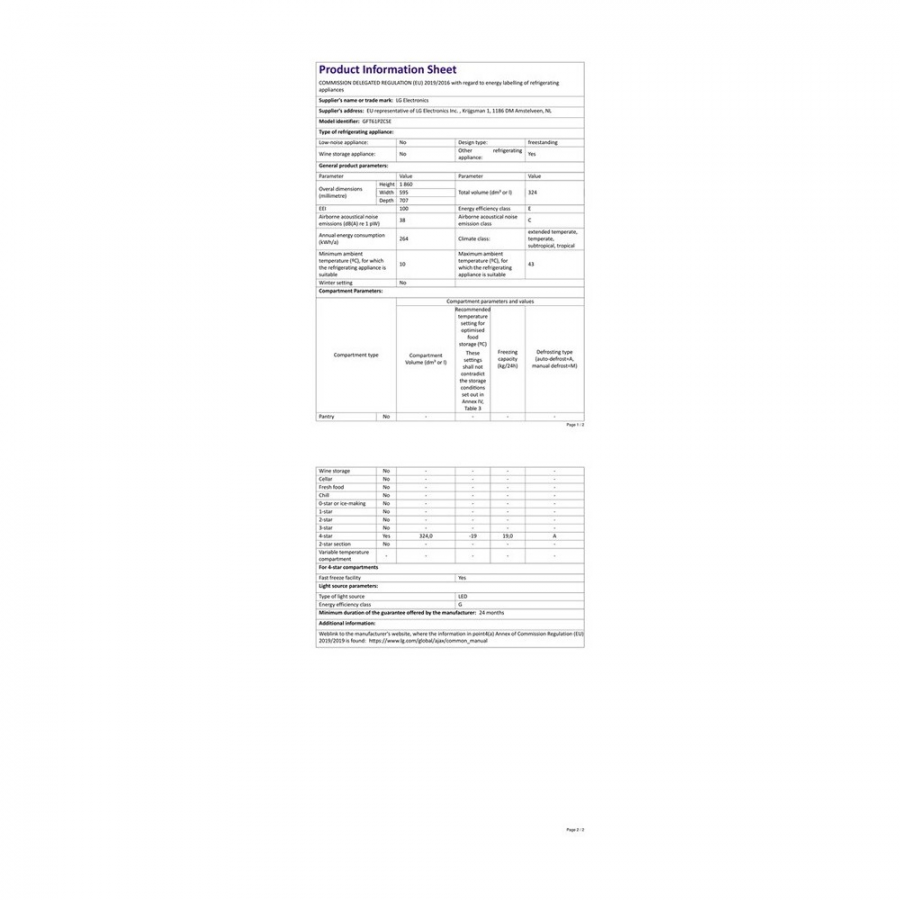 LG GFT61PZCSE n°12
