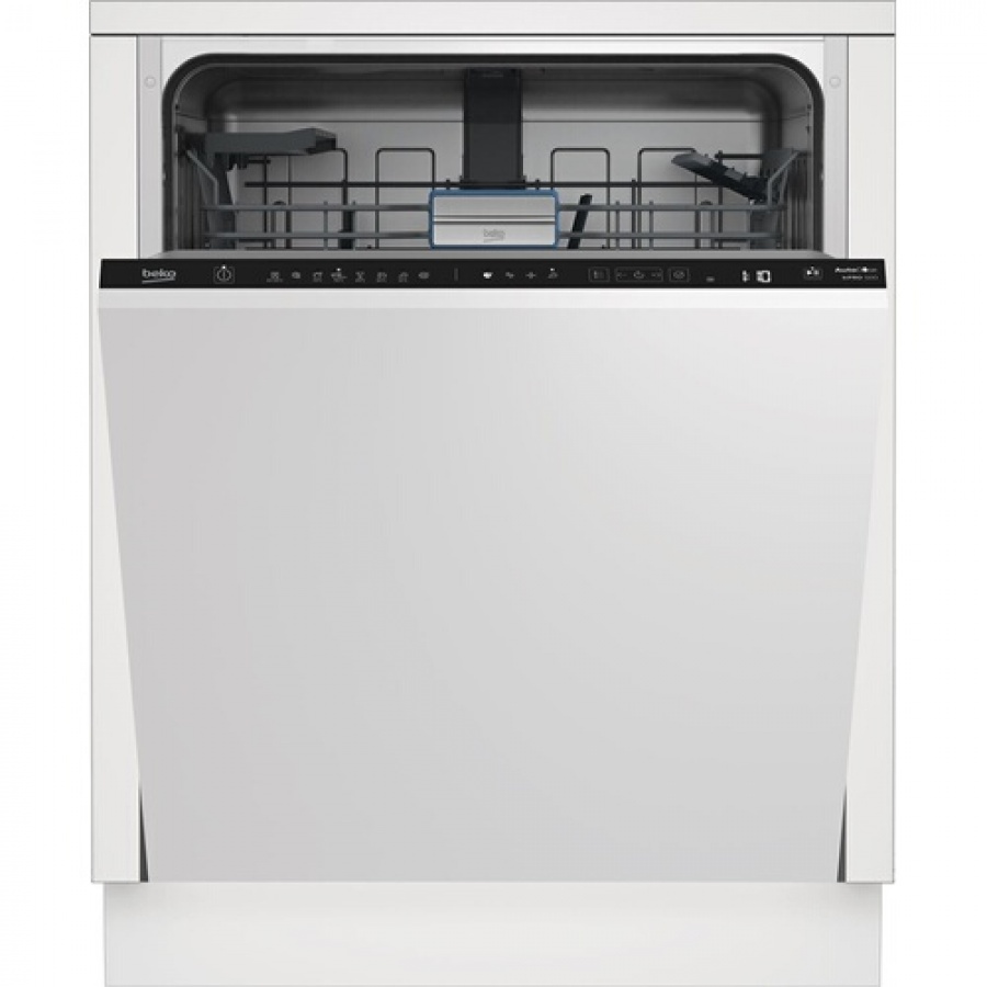 Beko Lave-vaisselle  Full-integrated  60 cm 14 couverts   41 dB  8 programmes  Panier superieur Reglable Sur 3 positions. meme charge  Depart differe : 30 min - 24 h  Poids de porte supporte (kg) : 3.0 - 9.0  Charnieres renforcees SelFit n°1