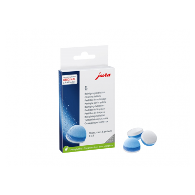 JURA x6 PASTILLES DE NETTOYAGE 3 PHASES